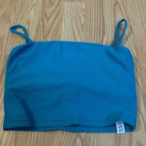 Five dance wear. Tank top. Youth large. Blue.